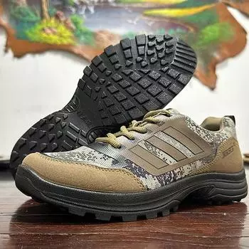Industries Construction Work Shoes Woodland Walking Style Nonslip Safety Shoes 40 серый
