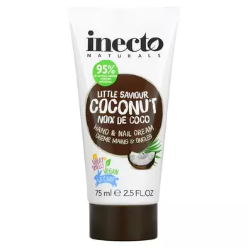 Inecto, Little Savior, Coconut Hand & Nail Cream, 2.5 fl oz (75 ml)