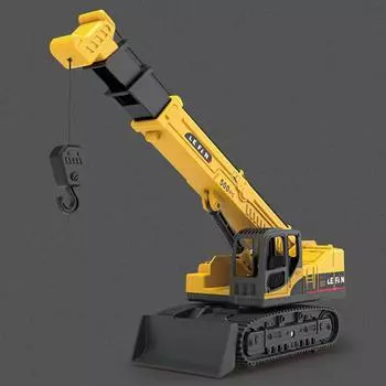 Inertia Simulation Engineering Vehicle Toy Crane Model Childrens Gift Holiday