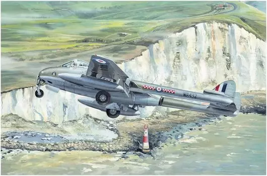 Infinity Models Royal Air Force Vampire FB Пластиковая модель IFM3204 Литье Цвет 1/32 DH. Мк.5