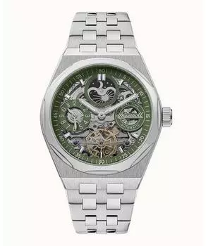 Ingersoll The Broadway Dual Time Зеленый скелетонизированный циферблат Автоматические мужские часы I12905 зелёный