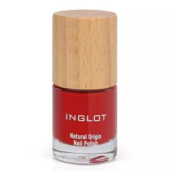 Inglot Natural Origin лак для ногтей 8 мл, 009 TIMELESS RED, 1 шт.