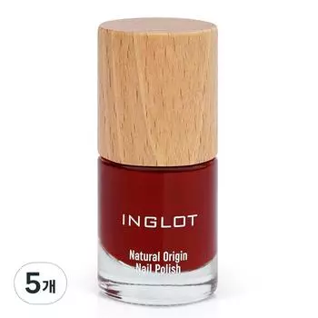 Лак для ногтей Inglot Natural Origin 8 мл, 010 ЛЕТНЕЕ ВИНО, 5 шт.