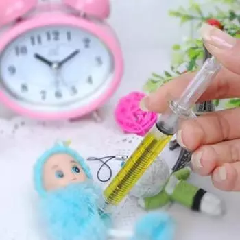 Injection Shape Ballpen Doctor Nurse Needle Ball Point Pen Office School Writing Supplies Creative Stationery Write Pens чёрный