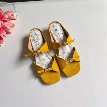 Inner height increase temperament open-toed cool slippers women s summer new high-end versatile bow one-pedal platform sandals 35