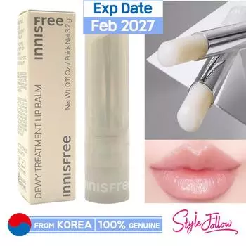 [INNISFREE] Бальзам для губ Dewy Treatment, 3,2 г 1pc + Sample Gifts