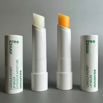 INNISFREE CANOLA HONEY Бальзам для губ+бальзам для губ Интенсивное увлажнение/база для губ/3,5 г+3,5 г