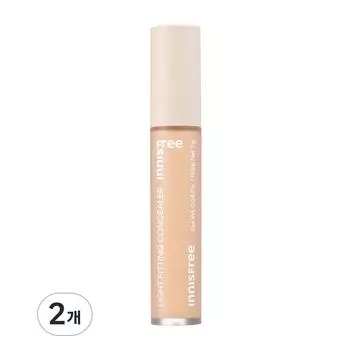 Innisfree Light Fitting Concealer Dark Circle Cover 7g, No. 2 Персиково-бежевый, 2 шт.