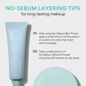 Innisfree No-Sebum Blur Primer 25ml AUTHENTIC STORE