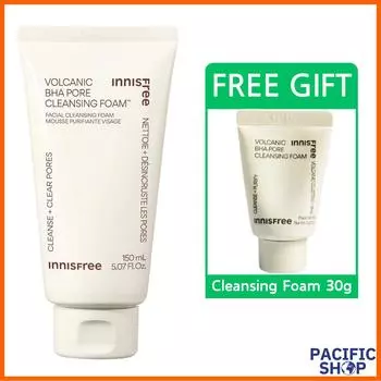 [Innisfree] Пенка для очищения пор Jeju Volcanic BHA, 150 г