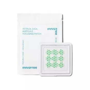 Innisfree Retinol Cica Ampoule Focusing Patch (1ea / 9 patches) | Spot Care Micro-Needle Pimple Patch | Korean K-Beauty Retinol & Cica Blemish Patch 1ea / 9 patches