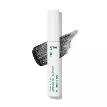 Innisfree Тушь для ресниц Simple Label Long & Curl 7.5g, корейская косметика