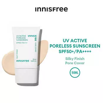 Innisfree UV Active Poreless Sunscreen SPF50+ PA++++ 50ml AUTHENTIC STORE