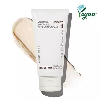 INNISFREE Вулканическая пена для очищения пор BHA 150 г