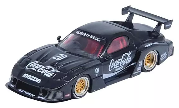 Inno Models Mazda RX7 Super Silhouette Black Finished Product 1/64 (FD3S) LB-WORKS