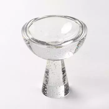 Ins Bubble Crystal Candlestick Decorations Light Luxury Nordic Home Accessories Гостиная Ароматерапия Сиденье Модель Украшения Комнаты Мебель geometric bowl candlestick