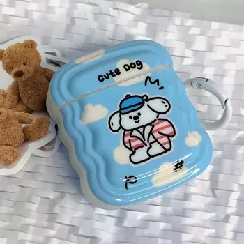 Ins Cute Dog Cloud, оригинальный, новинка 2023 года, нескользящий силиконовый мягкий противоударный чехол для наушников с героями мультфильмов для Apple Airpod 2 3 1 Pro 2nd Box For Airpods Pro