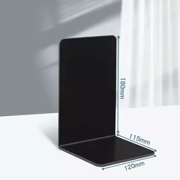 INS Desk Bookends L-shaped Book Support Rack Book Holder Book Stand Bookshelf