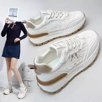 INS Han на платформе, обувь для папы, новые весенние кроссовки Street Snap, студенческие кроссовки для бега, увеличивающие рост, для отдыха, Ad8856 35