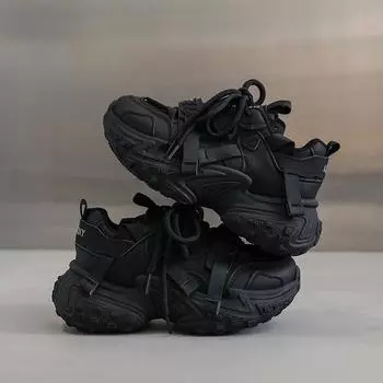 ins Korean version of the new dad shoes for women, autumn students running sports thick-soled heightening casual shoes 35