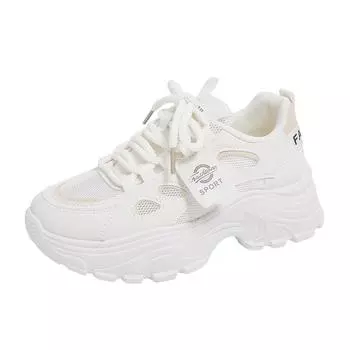 ins Korean version of the new dad shoes for women, spring student sports running shoes, casual shoes, thicker soles 35