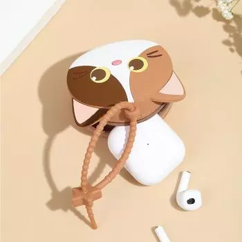 INS милый кошелек для кошек однотонный кабель для передачи данных сумка для хранения мультяшный силиконовый кошелек для монет на открытом воздухе Style D