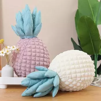 Ins Nordic Style Ананас Подушка Милая Имитация Фрукта Кукла Клубника Подушка для Стула Мягкая Игрушка Подушка Для Рук 35cm