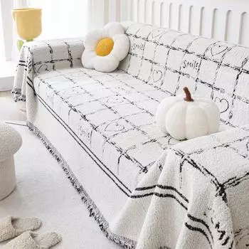 Ins Simple Sofa Cover Full Cover Four Seasons Universal Sofa Cover Пылезащитное полотенце для дивана Одеяло для дивана Новый стиль 180*130cm