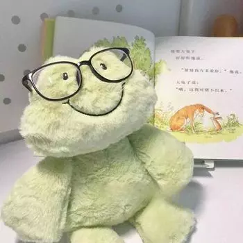 Ins To Happy Frog Улыбающаяся лягушка Плюшевая кукла Милая кукла Спящая игрушка Лягушка из бобов мунг Подарок для девочек Мягкие игрушки Детский фестиваль 36cm