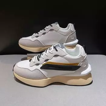 Ins Trend Женская обувь Кроссовки на платформе Forrest Shoes Осенние повседневные кроссовки для бега 35