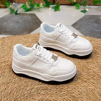 INS White Shoes Модная весенняя новая платформа, увеличивающая рост, дышащая повседневная обувь для студентов 35
