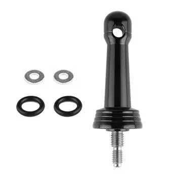 Insertion in/Screw in Reel Stand Fishing Wheel Balance Rod Aluminum Fishing Reel Balancer with Waterproof Rubber Rings A чёрный
