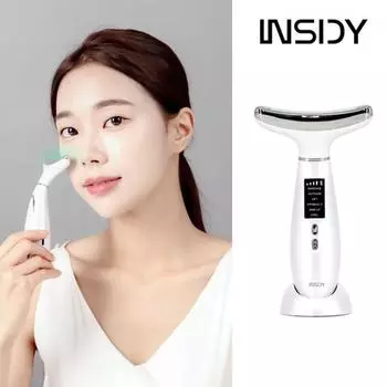 Insight Neck Care Гальванический высокочастотный массажер EMS Домашний уход за кожей Красота лимфы Уход за телом INC 30