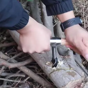 Инструмент для гаечного ключа Многофункциональный инструмент Bushcraft Puncher для выживания в кемпинге серый