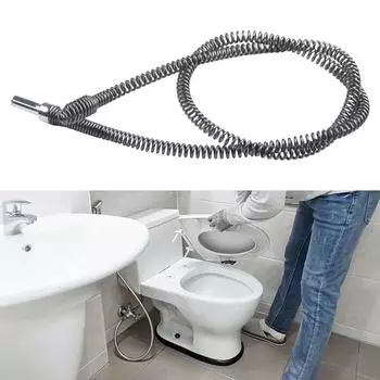 Инструмент для прочистки труб Spring Pipe Cannel Pipe Unblocker Pipe Remover Bathroom And Kitchen Drainer Remover Connector A