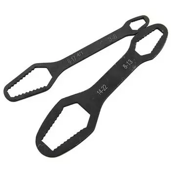 Инструменты Ремонт велосипеда Универсальный ключ Torx Ключ Torx Ключ с храповым механизмом Двусторонний ключ Torx 145mm 3-17mm black