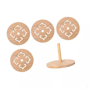 Insulation Pad Kitchen Mat Cup Holder Placemats Decor Table Coaster Pot Set for Freezer 4 pieces