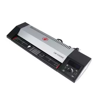 INTBUYING Laminator 4 Rollers Compatible with A3 A4 Laminating Machine Compatible with Photo File Hot/Cold 75-250