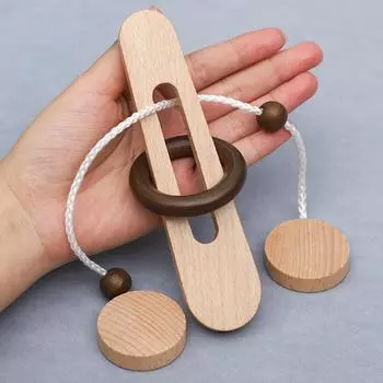 Интеллектуальная игрушка-разблокировка Kong Ming Lock Головоломка Iq Puzzles Деревянные игрушки Монтессори Дети Взрослые Декомпрессионные игры для мышления