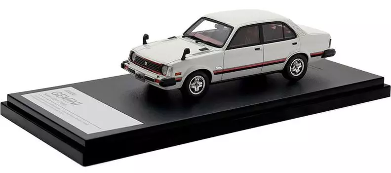 Inter Allied Hi Story ISUZU GEMINI Sedan Белый Готовый продукт HS472WH 1/43 ZZ/T (1981)