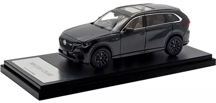 Inter Allied Hi Story MAZDA Jet Black Mica Готовый продукт HS494BK 1/43 CX-80 (2024)