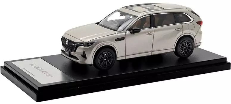 Inter Allied Hi Story MAZDA Платиновый кварцевый металлик Готовый продукт HS494QZ 1/43 CX-80 (2024)