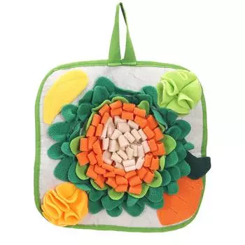 Interactive Snuffle Feeding Mat For Dogs Puppies And Small Pets Mental Stimulation Game Durable Plush Training Toy