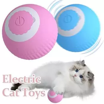 Interactive Toy Ball Things for Cats Toys 360° Automatic Rotating Rolling Ball With USB Charging Function Pet Products Baby