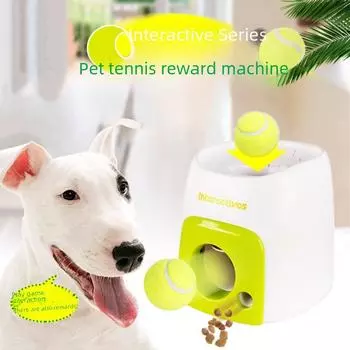 Интерактивная игрушка-кормушка для собак в виде теннисного мяча Single tennis ball 5