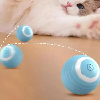 Интерактивные игрушки для кошек Игрушки для кошек Электрический мяч Smarts Обучение Автоматические катящиеся аксессуары для домашних животных Товары Главная Diameter 4.2cm чёрный