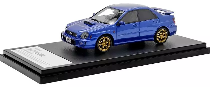 INTERALLIED Hi Story Subaru IMPREZA WRX STi WR Blue Mica Завершенный продукт 1/43 (2001)