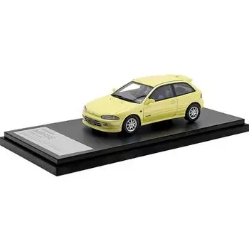INTERALLIED Привет История 1/43 Mitsubishi MIRAGE CYBORG-R (1992) шампанское желтое Готовый продукт