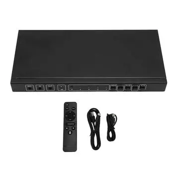 Интерфейс мультимедиа HD Multi Viewer Switch 4x1 Поддержка 4K 30 Гц с картой видеозахвата USB3.0 для L