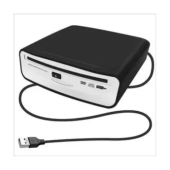 Интерфейс USB 2.0 Автомобильный радиоприемник CD/DVD Dish Box Player Внешняя стереосистема для Android Player Radio 1 PCS чёрный